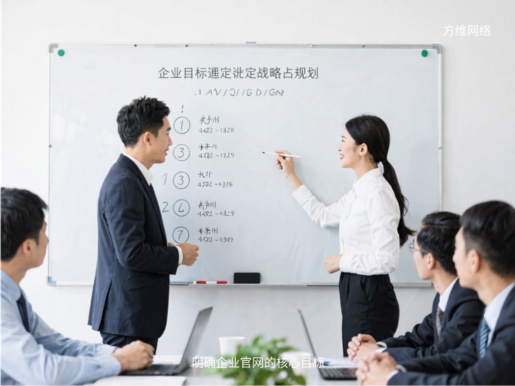 明确企业官网的核心目标
