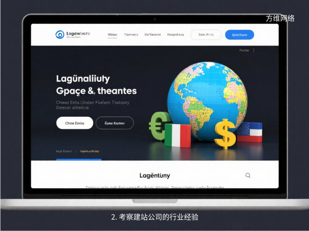 2. 考察建站公司的行业经验
