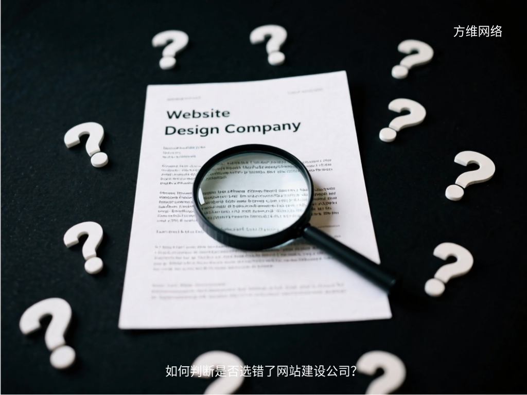如何判断是否选错了网站建设公司？