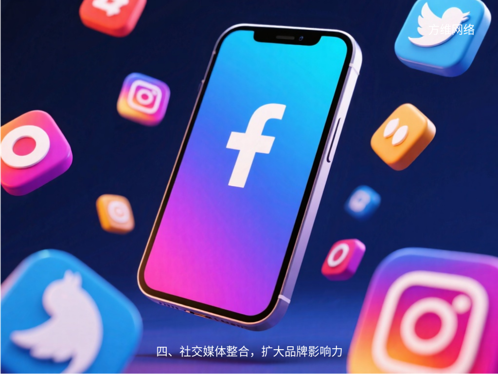 四、社交媒体整合，扩大品牌影响力