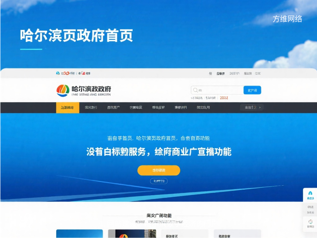 1. 网站建设:哈尔滨数字经济的门户