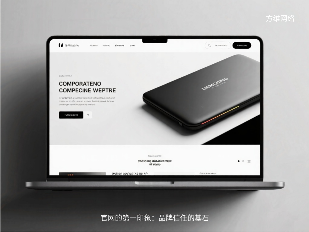 官网的第一印象:品牌信任的基石