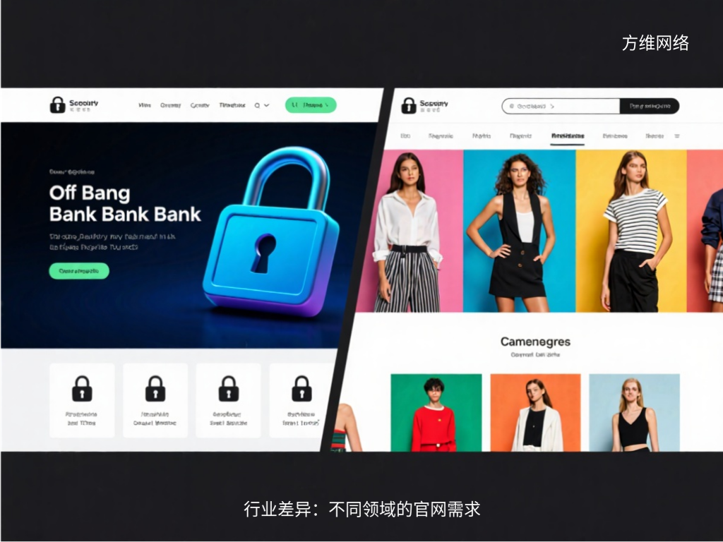 行业差异:不同领域的官网需求