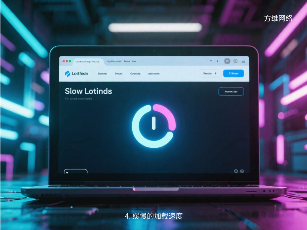 4. 缓慢的加载速度