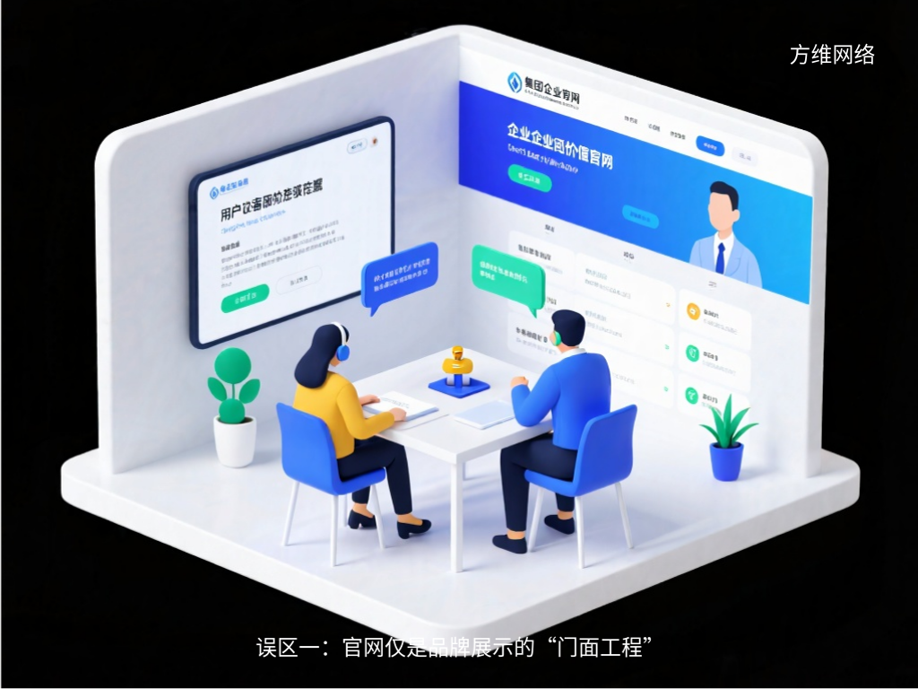 误区一：官网仅是品牌展示的“门面工程”