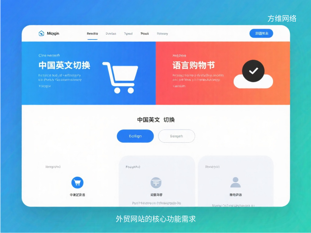 外贸网站的核心功能需求