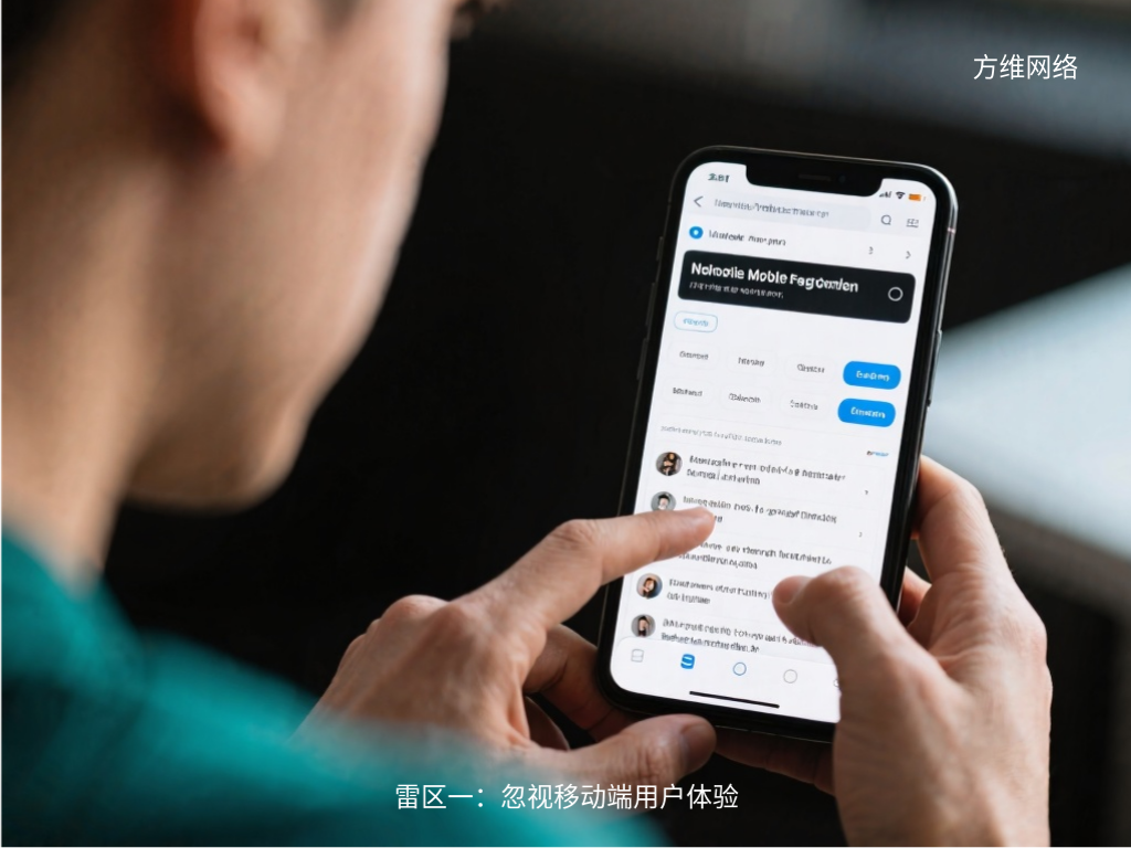 雷区一:忽视移动端用户体验