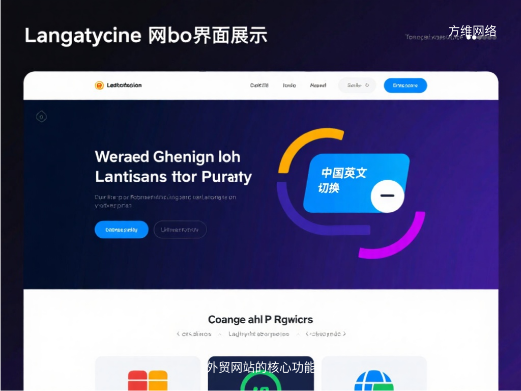 外贸网站的核心功能