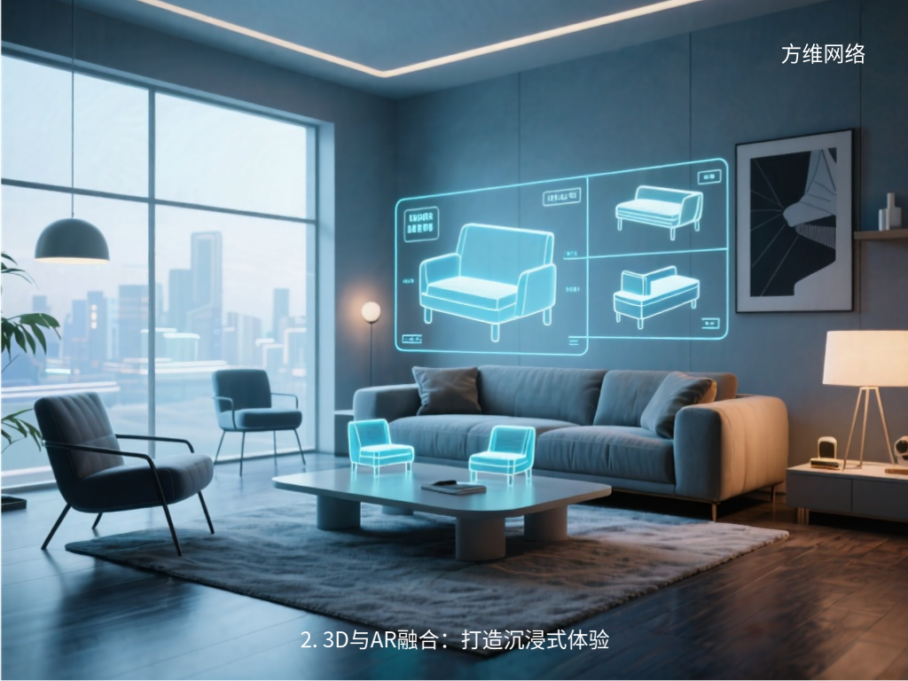 2. 3D与AR融合：打造沉浸式体验