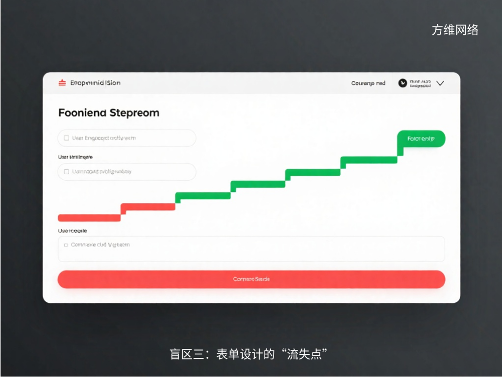 盲区三:表单设计的“流失点”