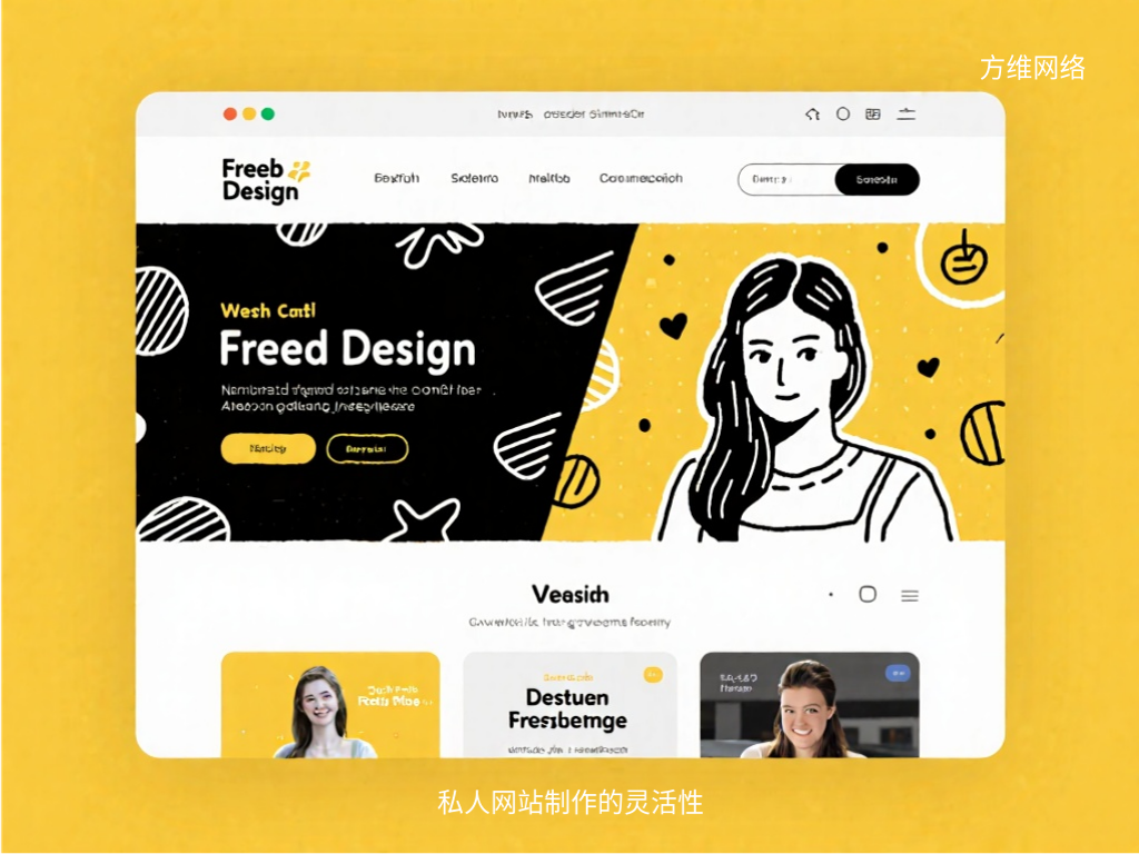 私人网站制作的灵活性