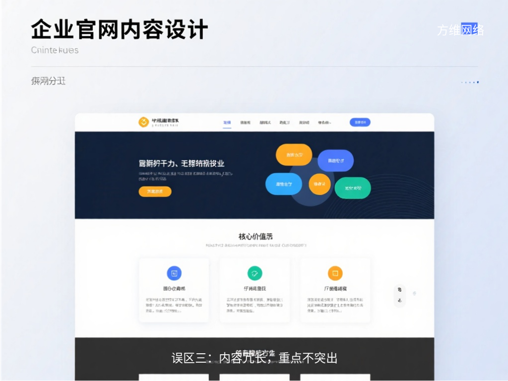 误区三:内容冗长,重点不突出