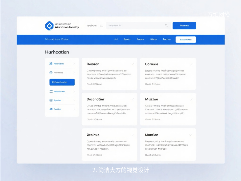 2. 简洁大方的视觉设计