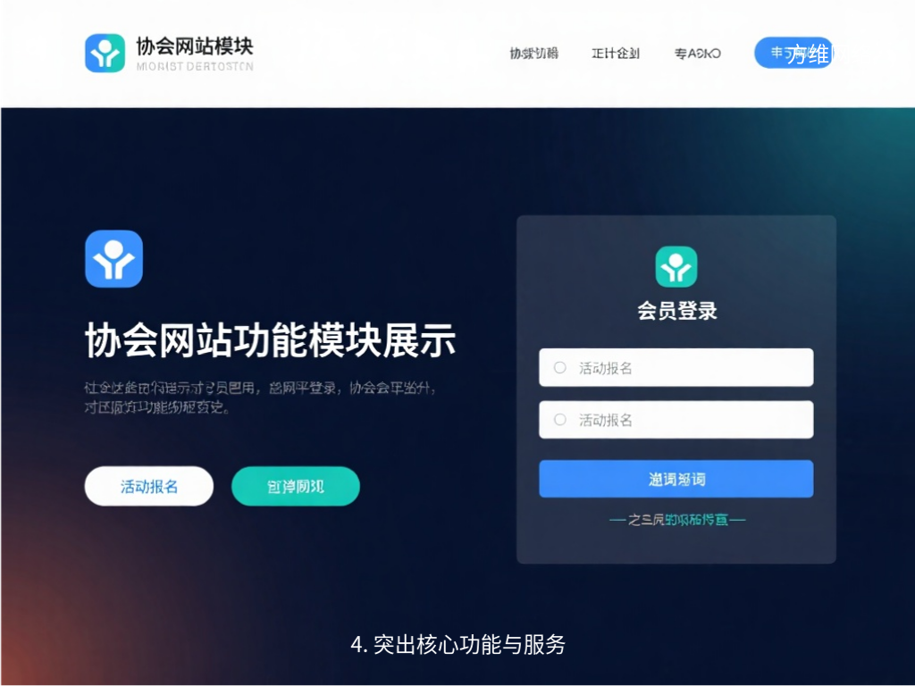 4. 突出核心功能与服务