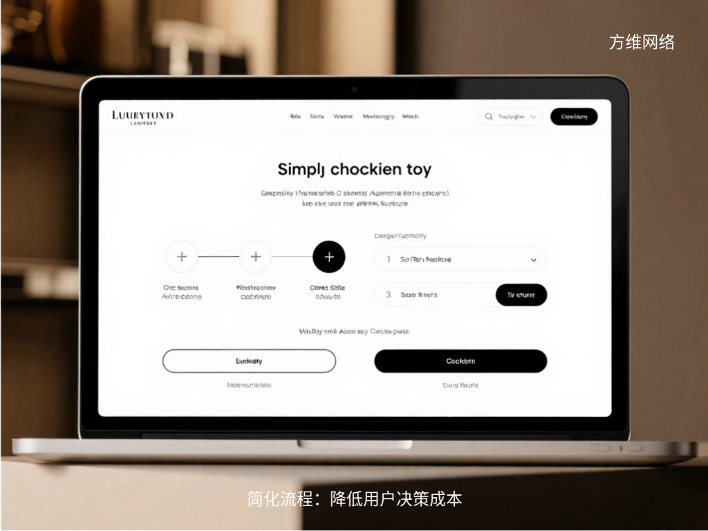 简化流程:降低用户决策成本