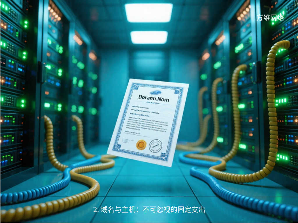 2. 域名与主机：不可忽视的固定支出