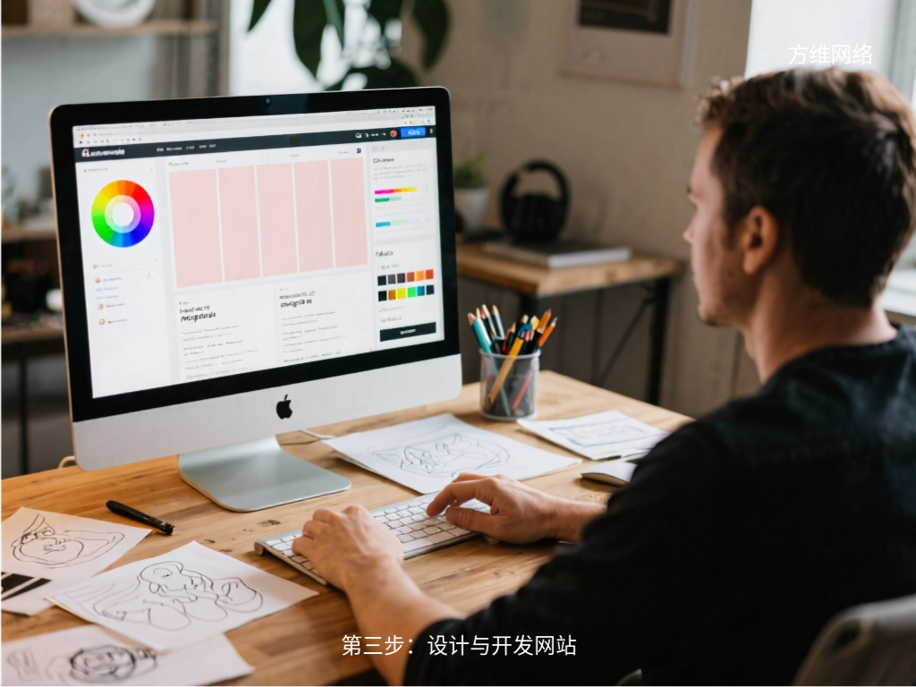第三步:设计与开发网站