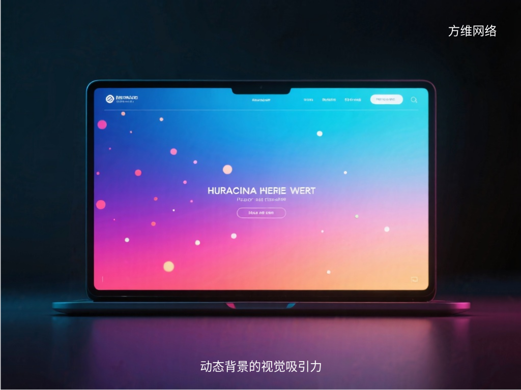 动态背景的视觉吸引力