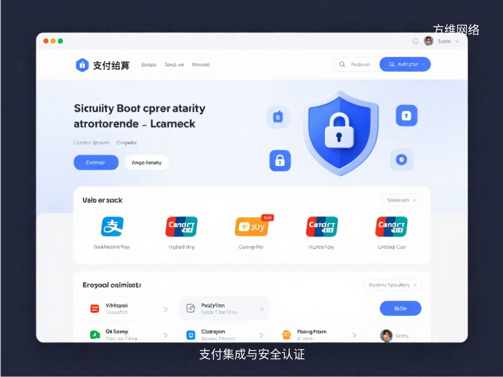 支付集成与安全认证