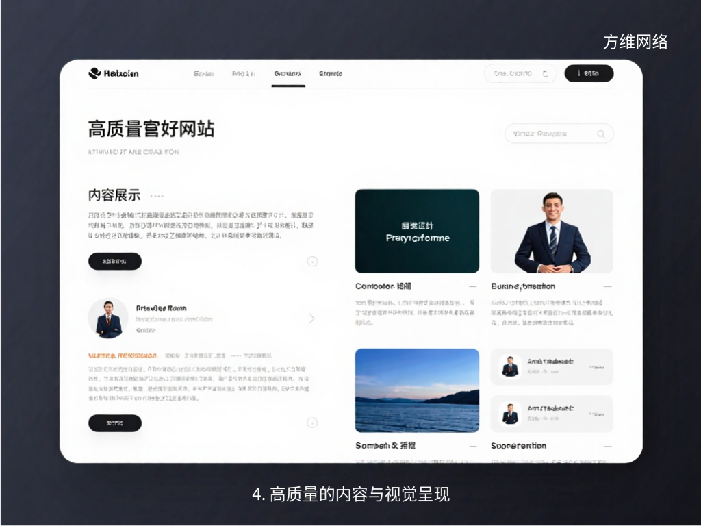 4. 高质量的内容与视觉呈现