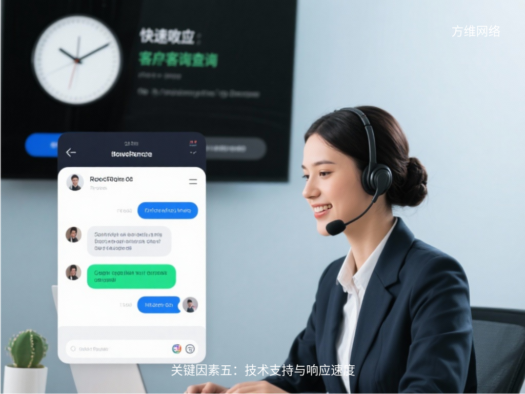 关键因素五：技术支持与响应速度