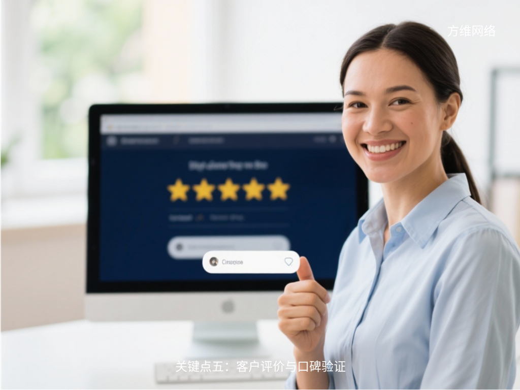 关键点五:客户评价与口碑验证