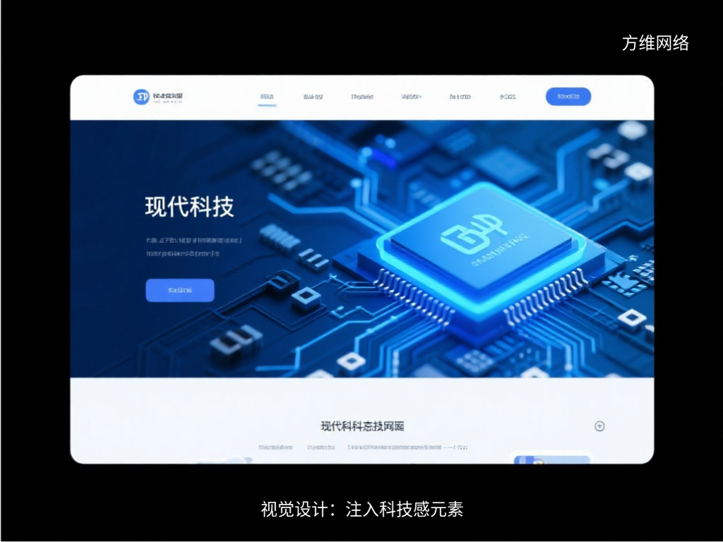 视觉设计：注入科技感元素