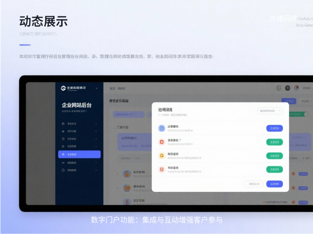 数字门户功能:集成与互动增强客户参与