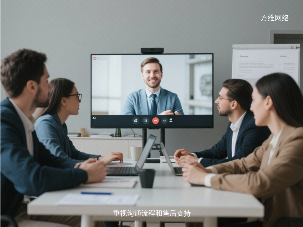 重视沟通流程和售后支持