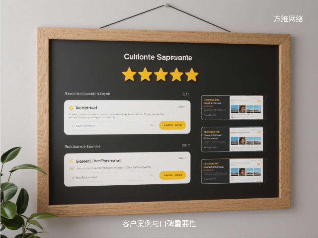 客户案例与口碑重要性
