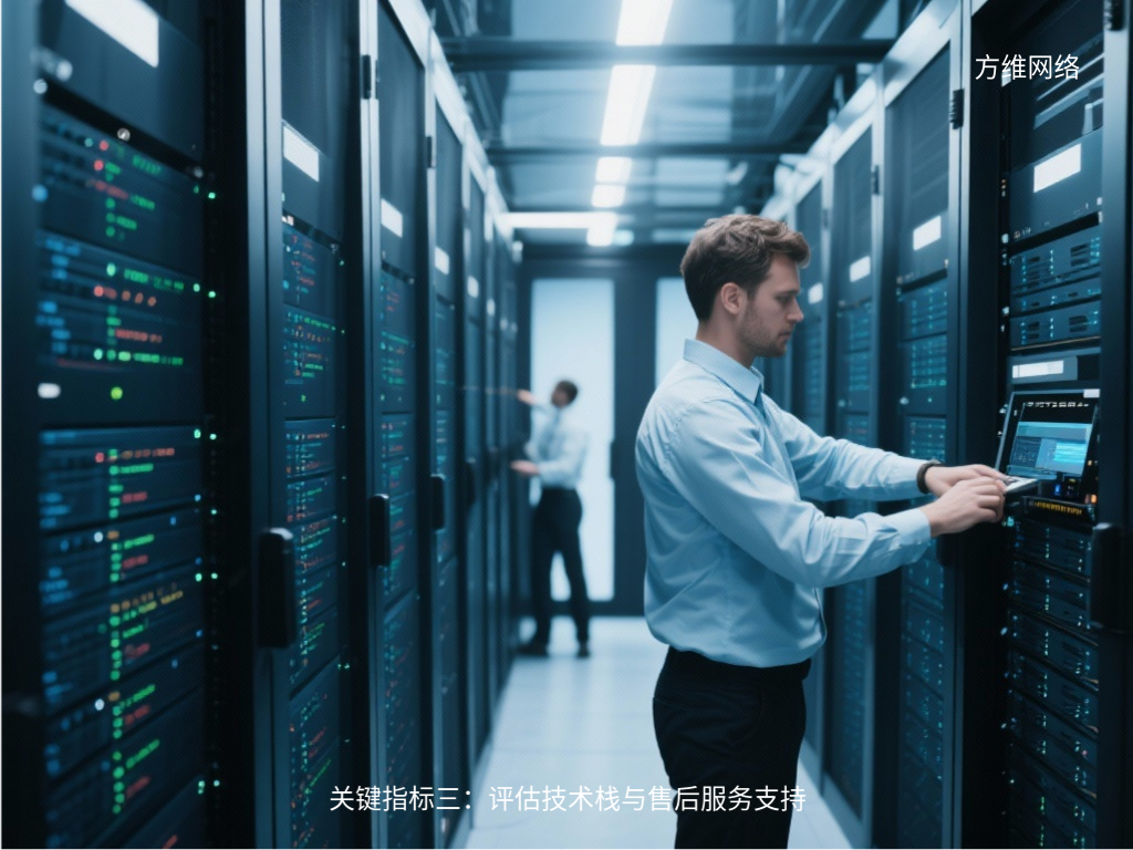 关键指标三:评估技术栈与售后服务支持