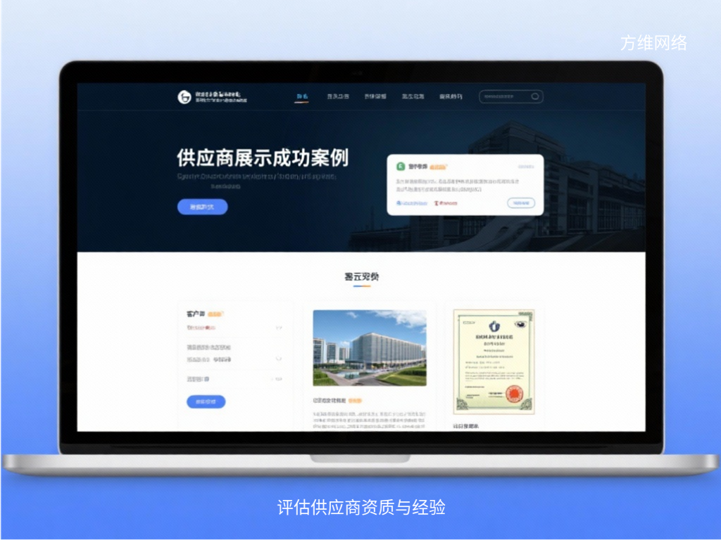 评估供应商资质与经验