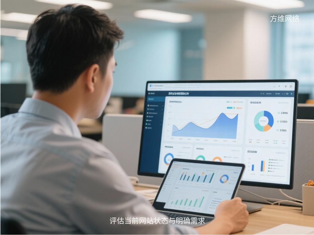 评估当前网站状态与明确需求