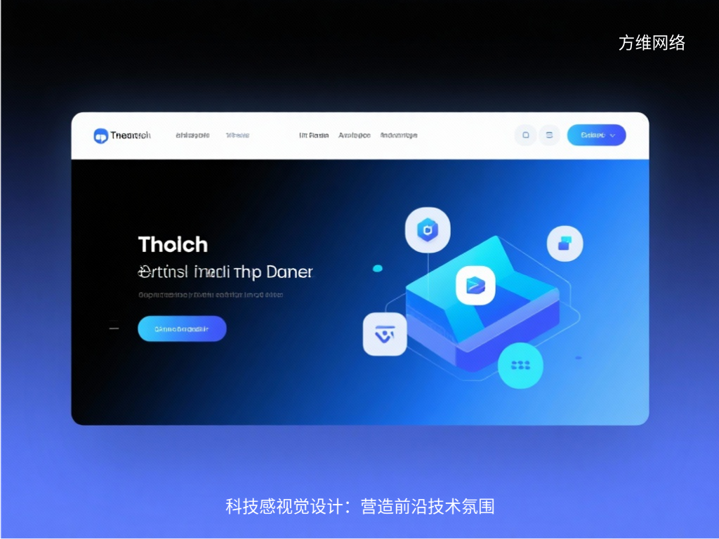 科技感视觉设计：营造前沿技术氛围
