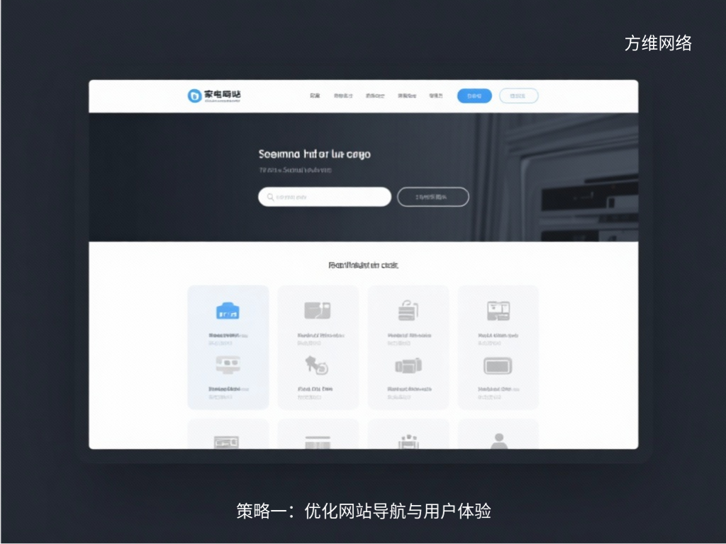 策略一：优化网站导航与用户体验
