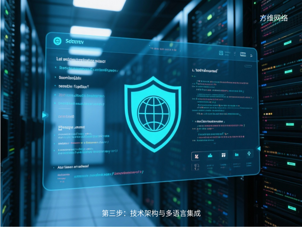 第三步:技术架构与多语言集成