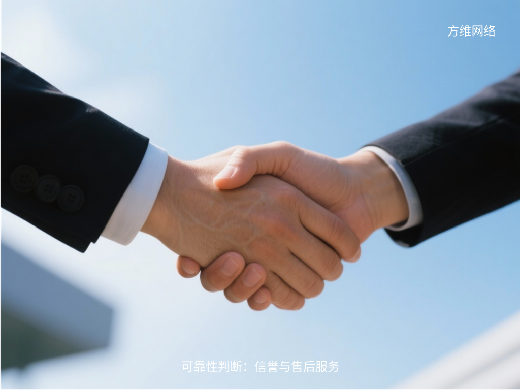 可靠性判断：信誉与售后服务