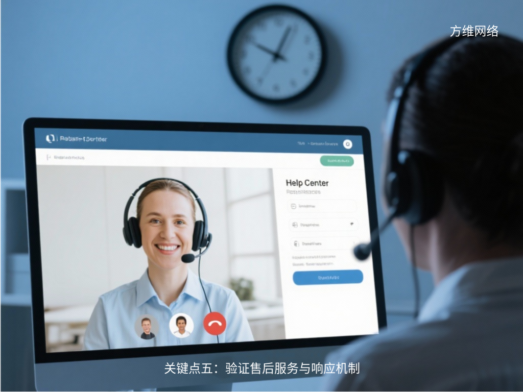 关键点五：验证售后服务与响应机制