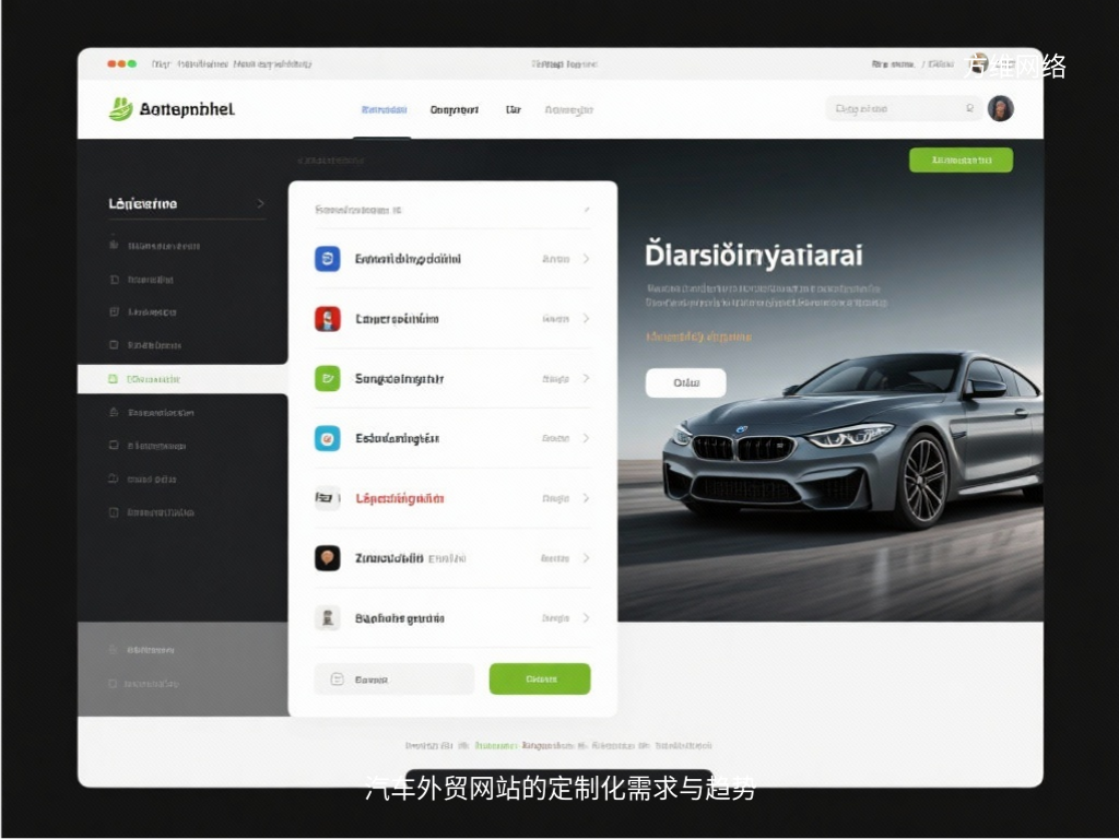 汽车外贸网站的定制化需求与趋势