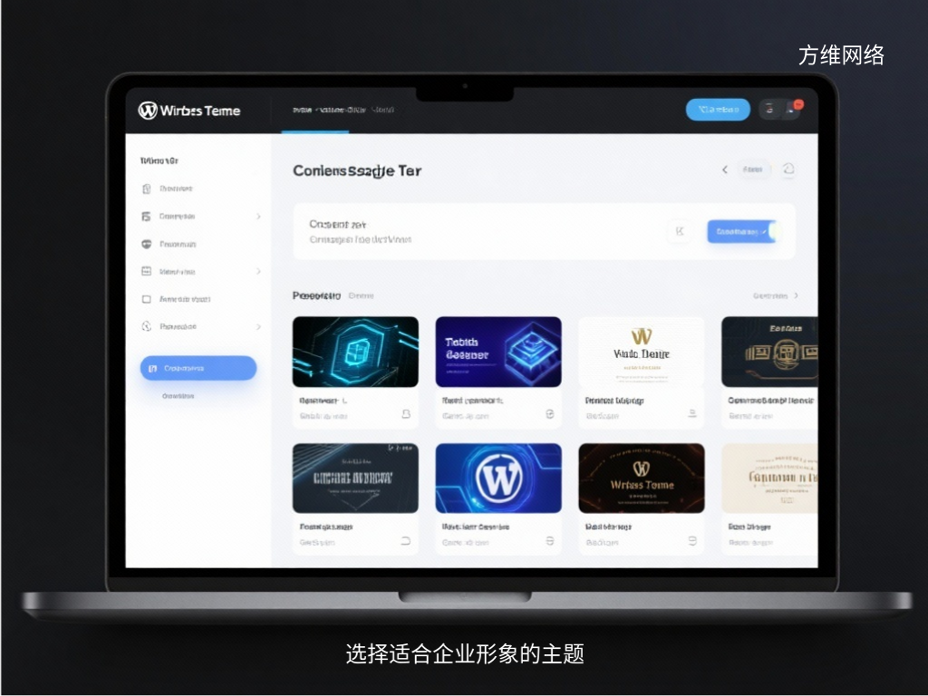 选择适合企业形象的主题