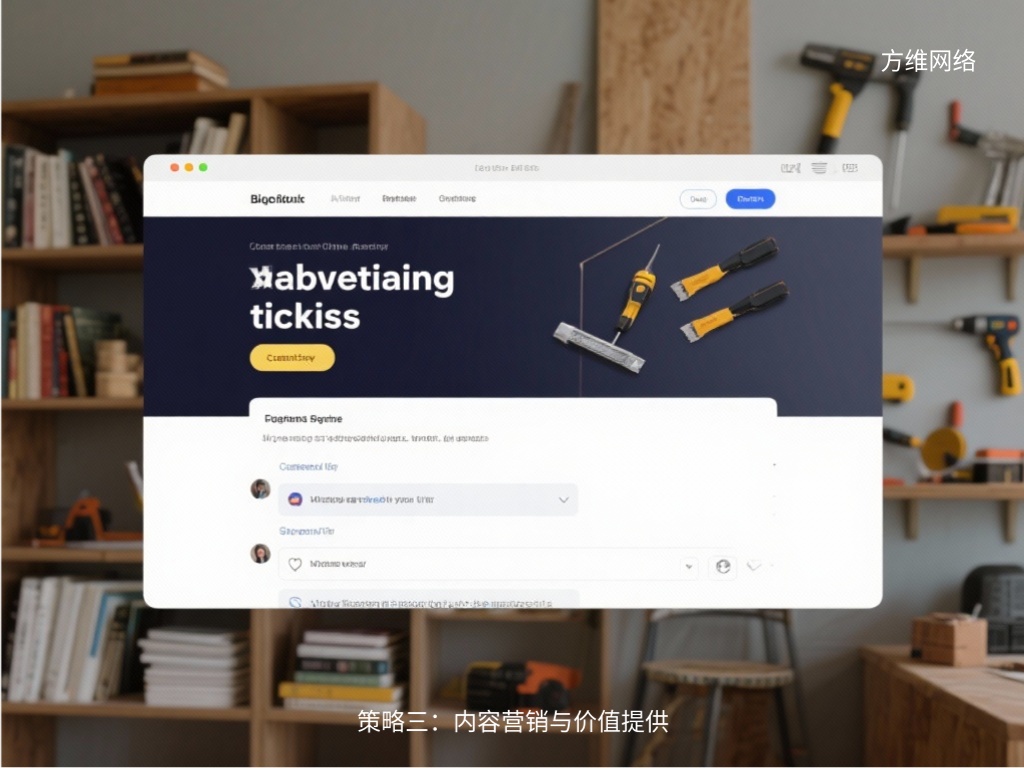 策略三:内容营销与价值提供