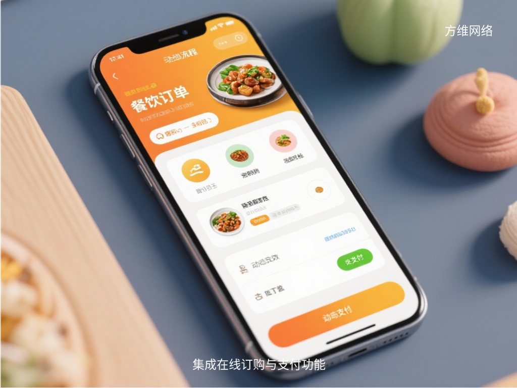 集成在线订购与支付功能