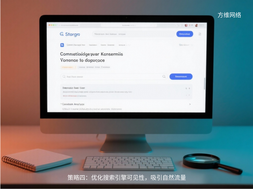 策略四:优化搜索引擎可见性,吸引自然流量
