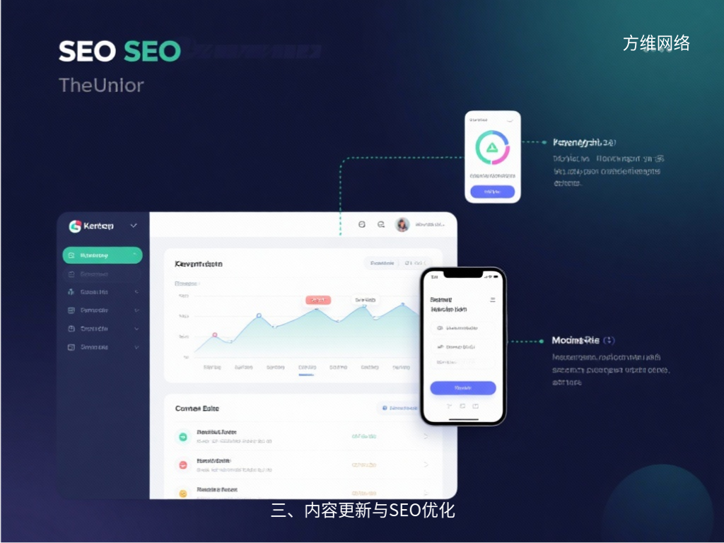 三、内容更新与SEO优化