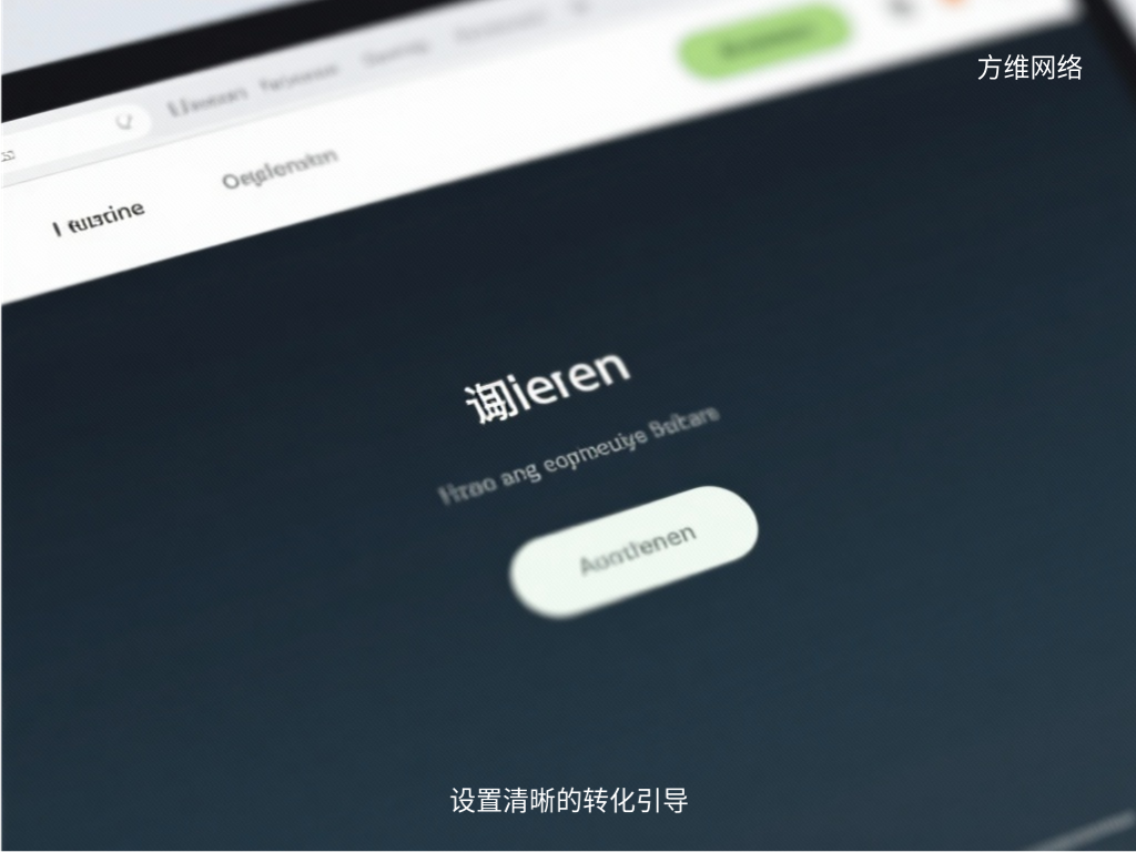 设置清晰的转化引导