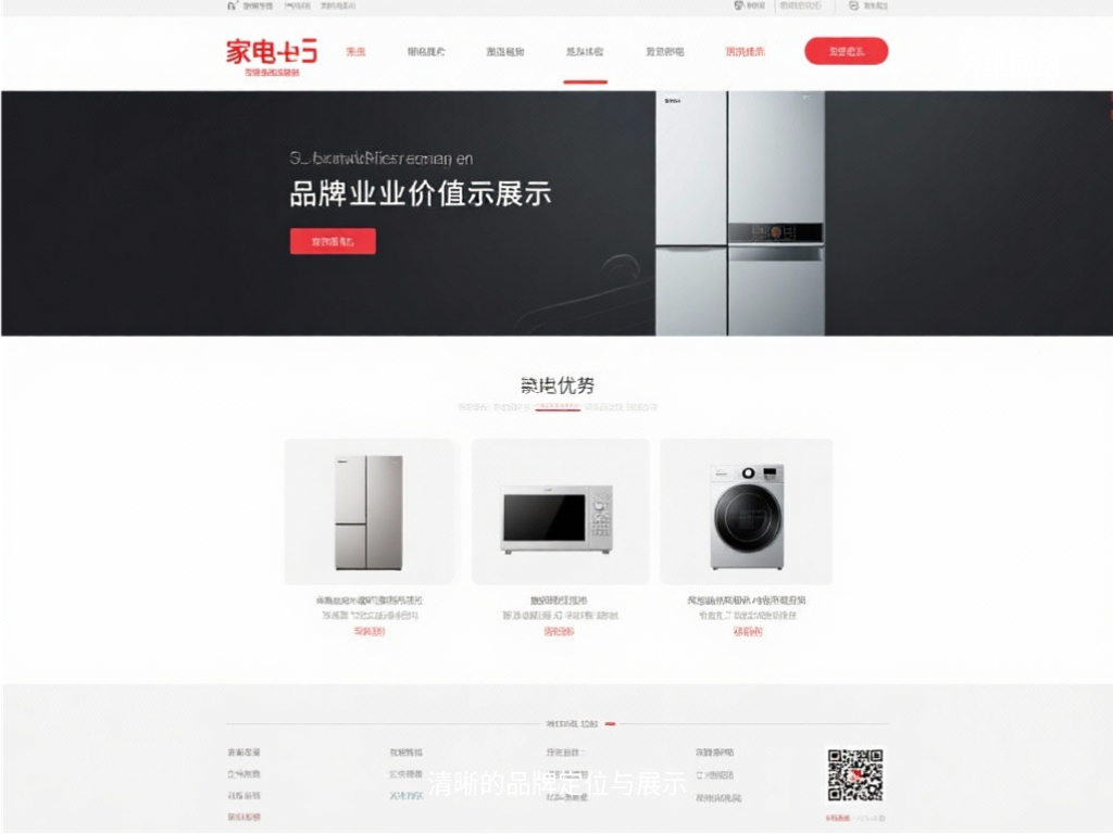 清晰的品牌定位与展示