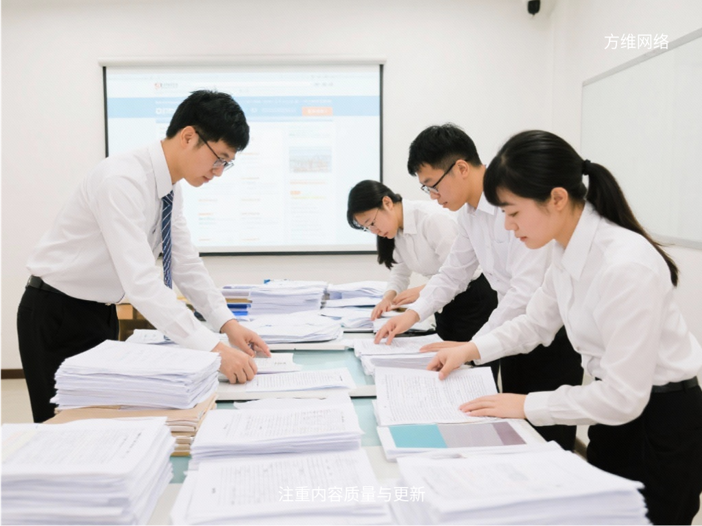 注重内容质量与更新