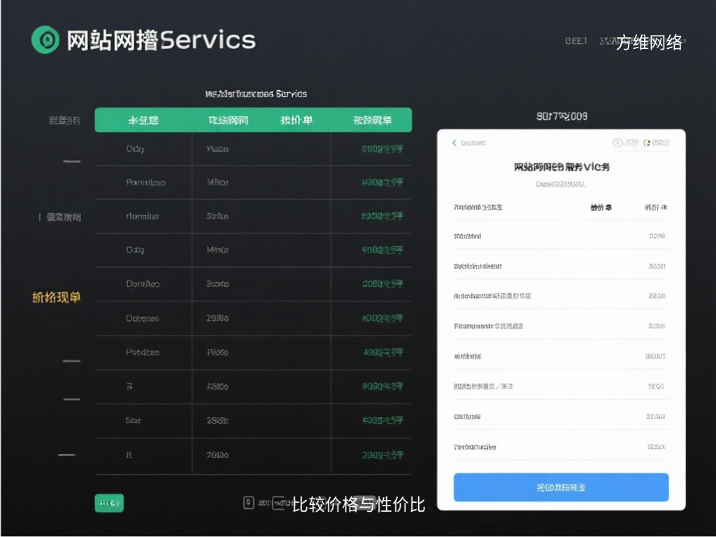 比较价格与性价比