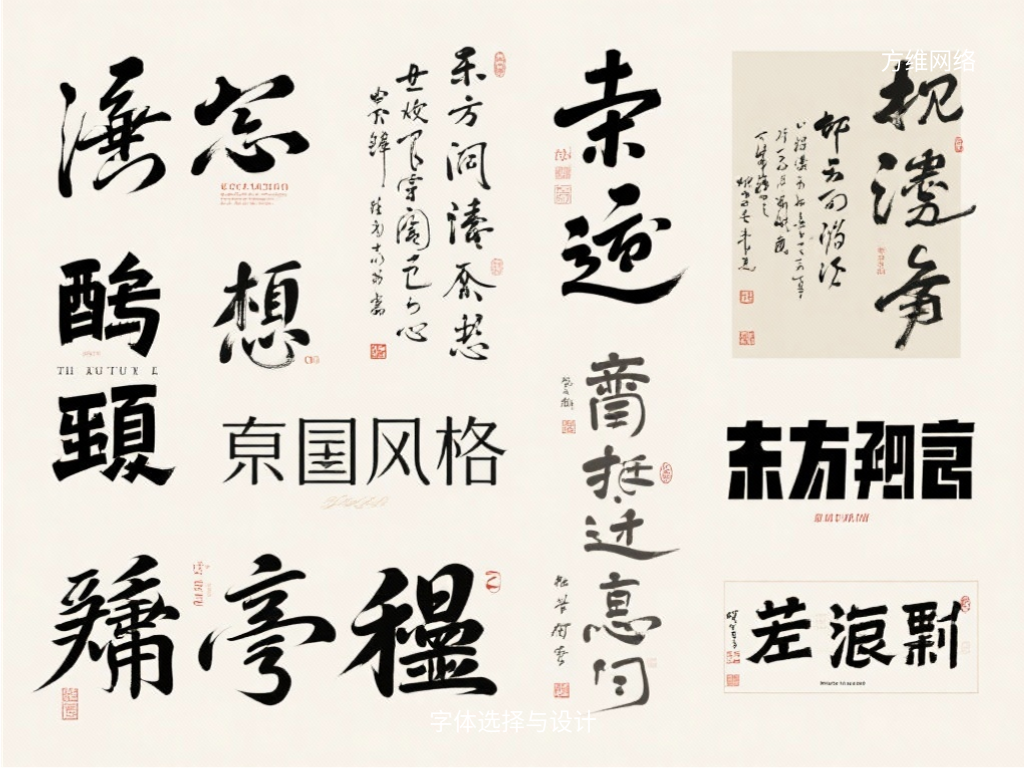 字体选择与设计