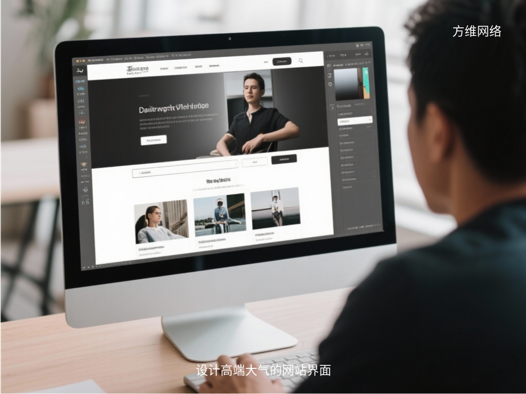 设计高端大气的网站界面
